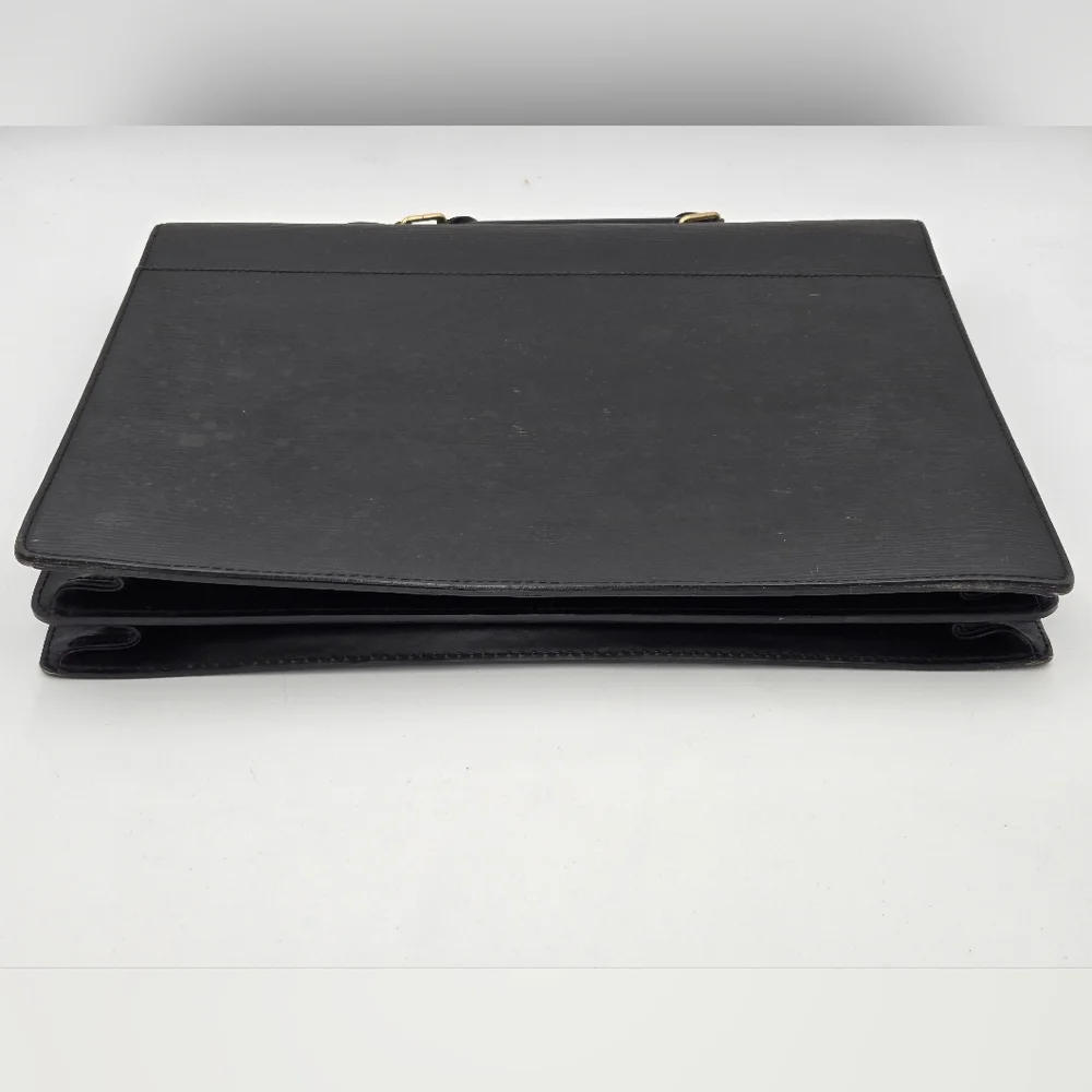 Louis Vuitton Serviette Ambassadeur Briefcase in Black Epi Leather SR1011